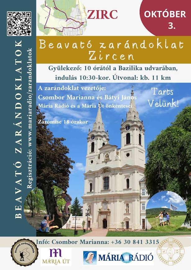 Beavató zarándoklat Zircen