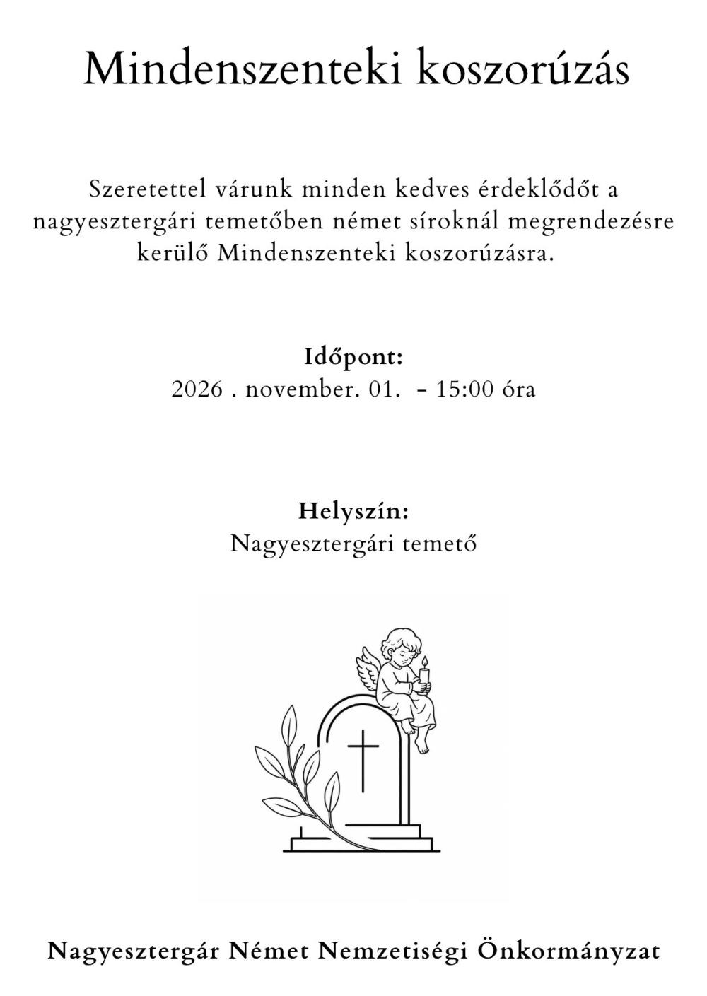 Mindenszenteki koszorúzás
