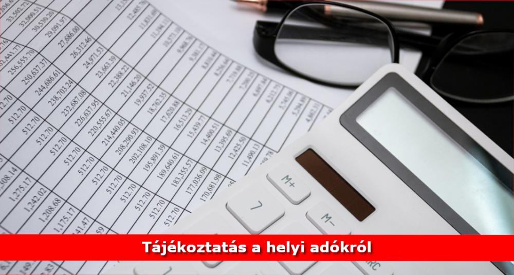 Tájékoztatás a helyi adókról